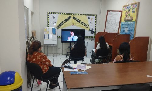 Atreves del área de Biblioteca y Recurso de Apoyo CRSV, Se llevo a cabo la reapertura del espacio Cinefórum, en la catedra de la Lcda. Karla Lisseth Jiménez ; Lógica General.